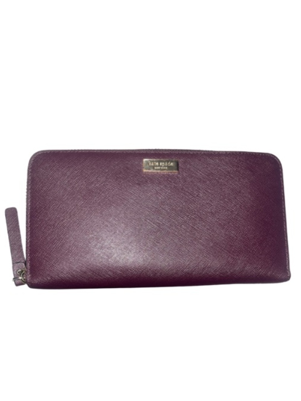 Kate Spade Laurel Way Neda Zip Around Wallet Deep Plum